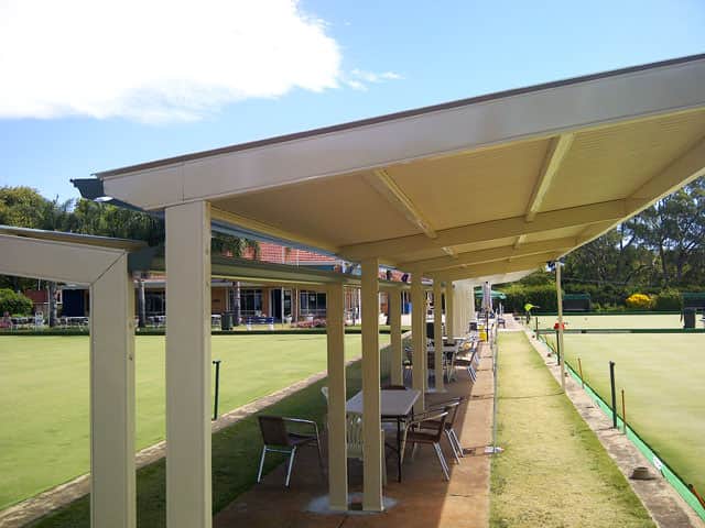 Louvres Melbourne Bowls club green shelter p3 3