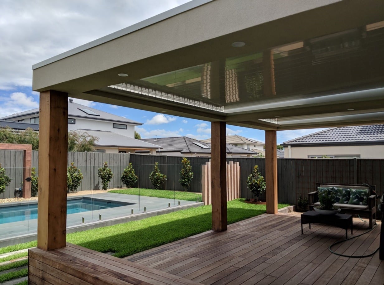 Create a Relaxing Outdoor Space with a Fixed Single Roof