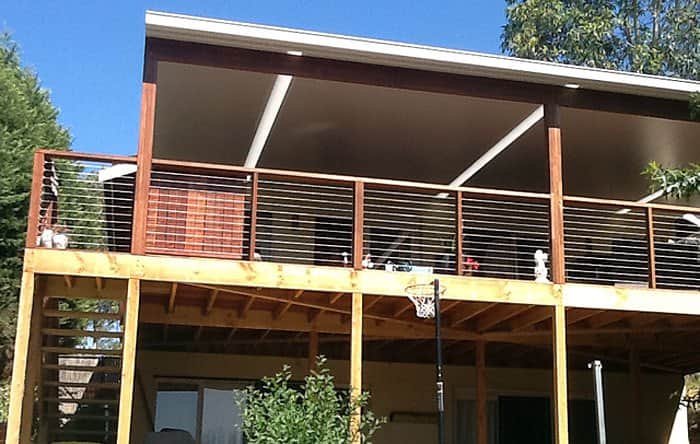 Louvres Melbourne solarspan verandah and deck eltham 3